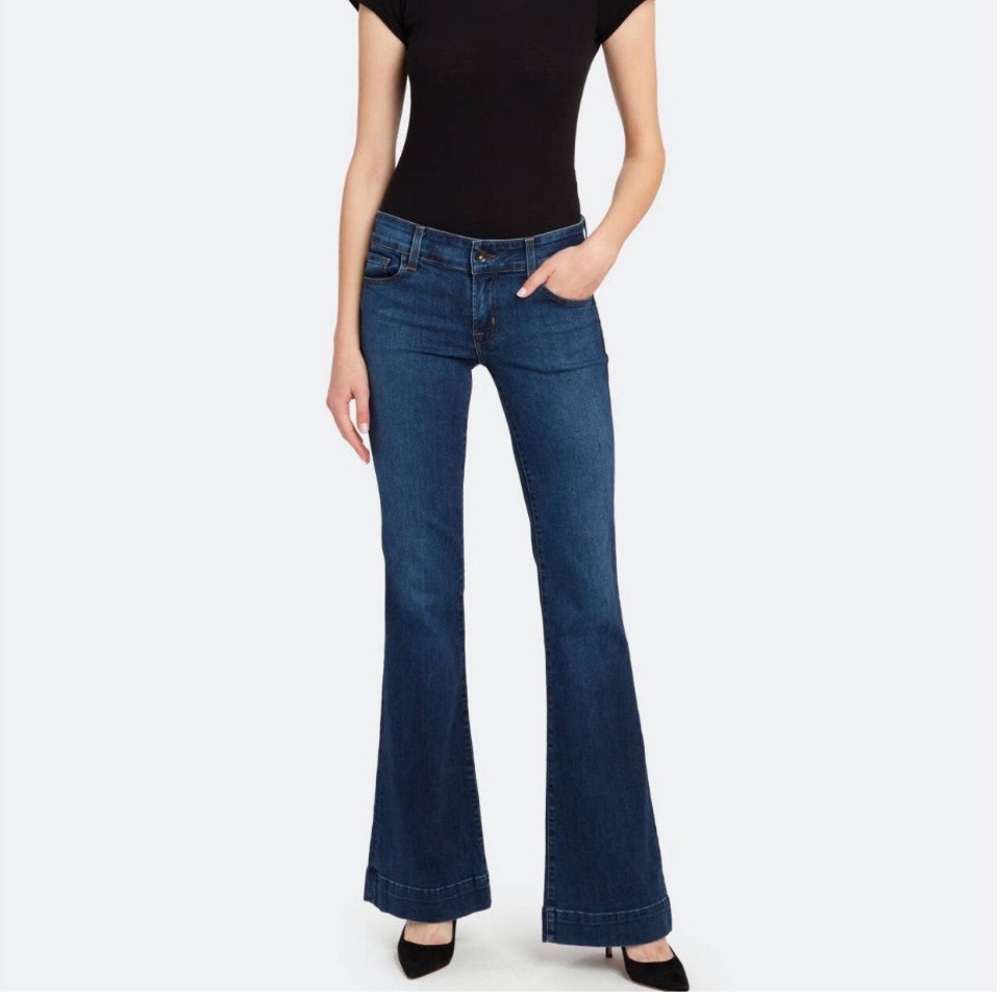 J Brand Women's Blue Flare Jeans